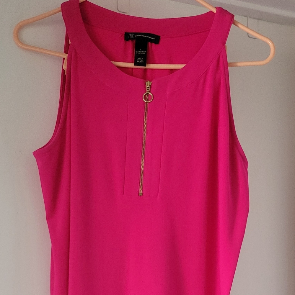 INC International Concepts Pink Sleeveless Top